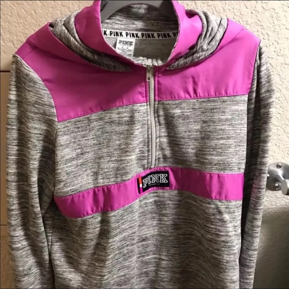 Vs pink half zip